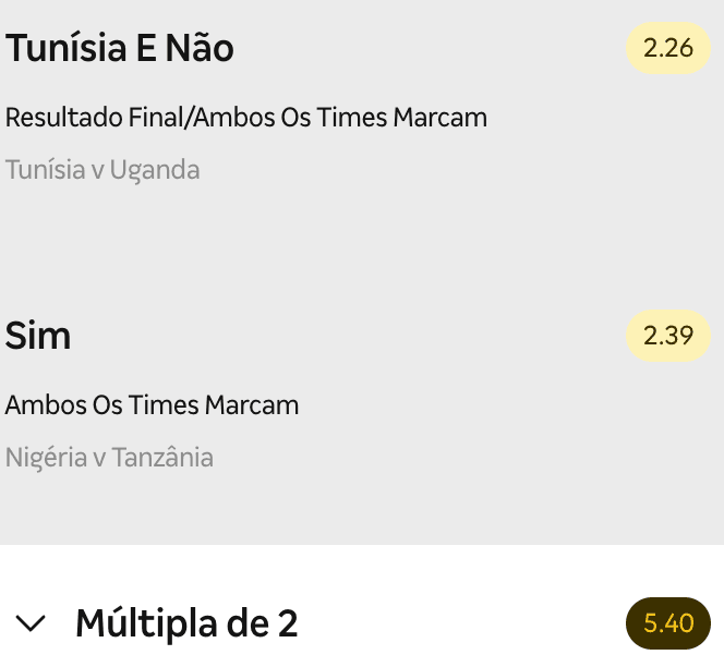 bilhete ousado 23.12