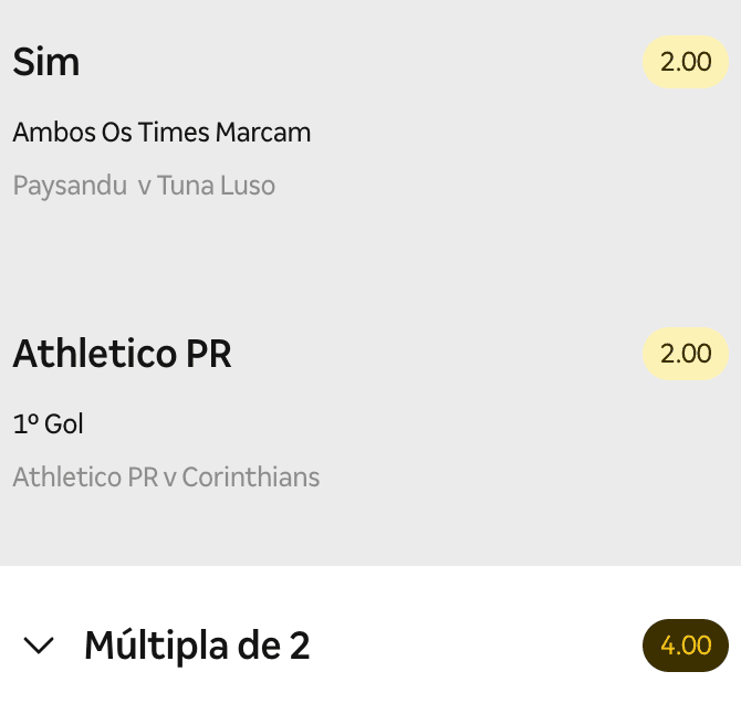 bilhete ousado 19.02