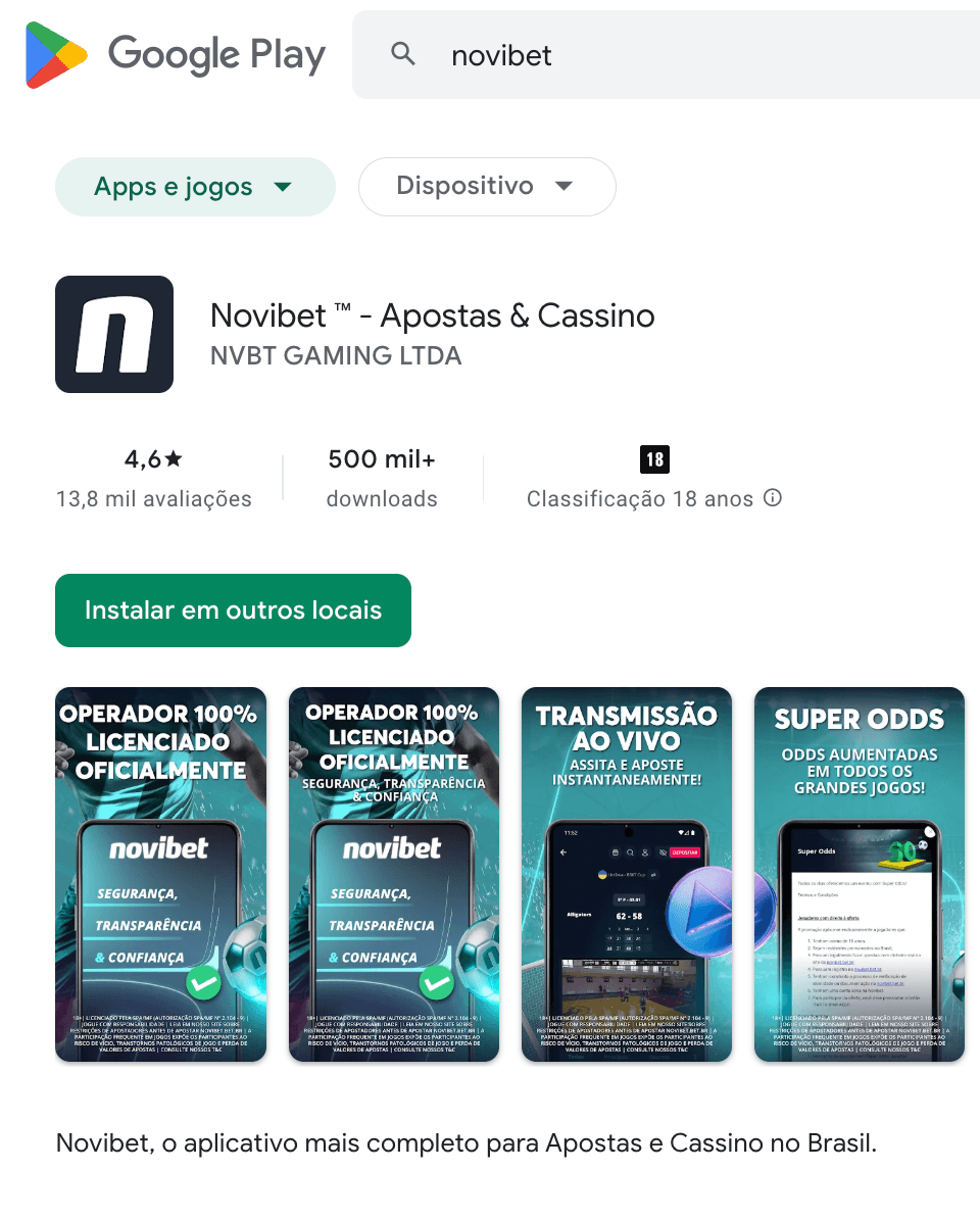 novibet app baixar