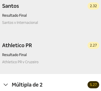 bilhete ousado 18.03