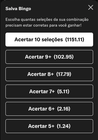 aposta multipla bingao com salva bingo