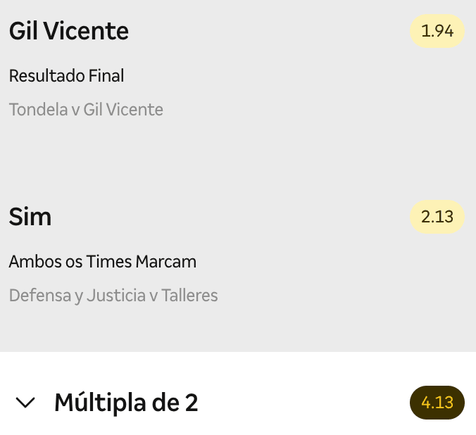 bilhete ousado 13.4
