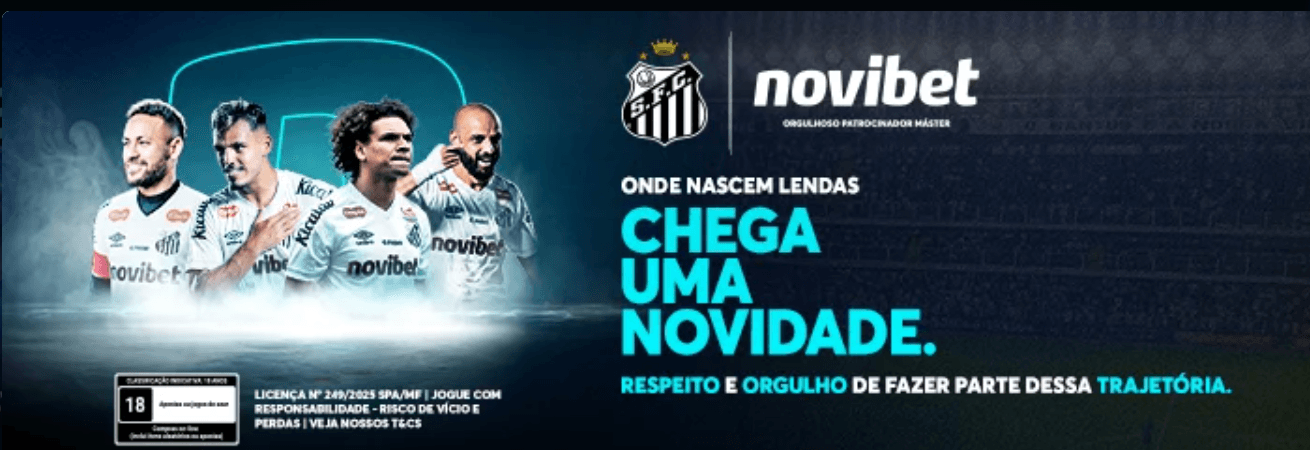 novibet patrocinio santos