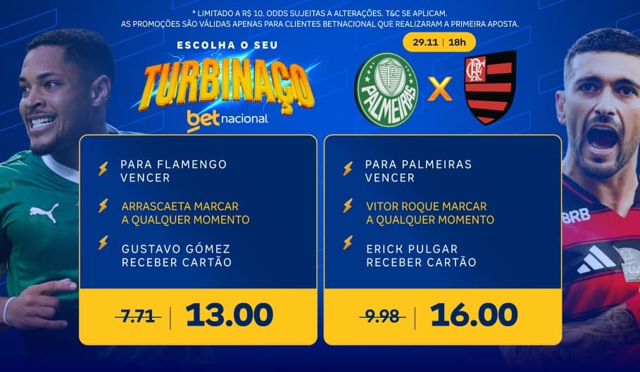 odds turbinadas final libertadores