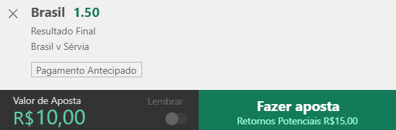 aposta brasil x servia bet365