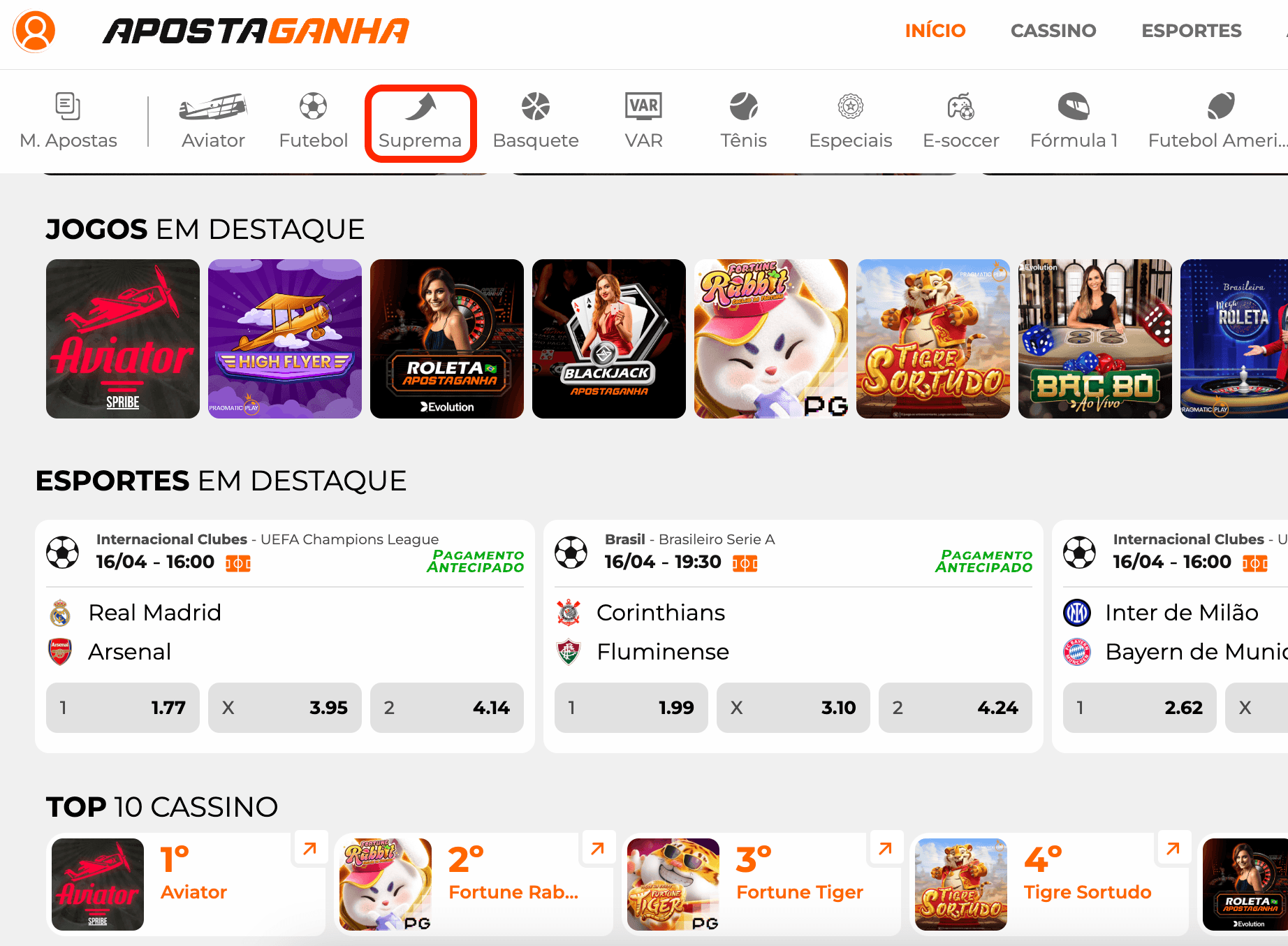como aproveitar odd suprema aposta ganha