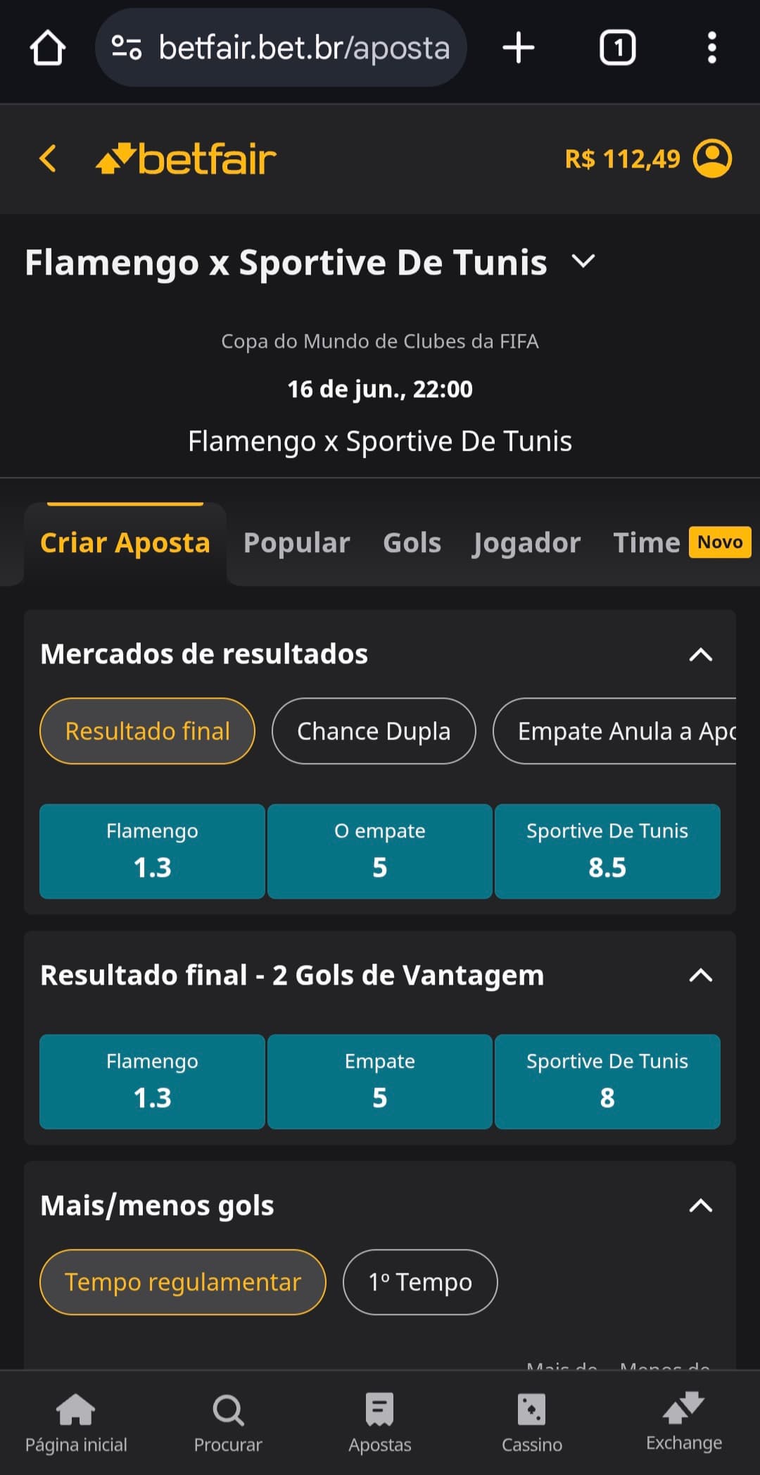 flamengo x esperance mundial clubes apostar