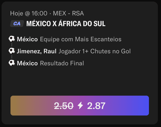 bilhete moderado odds aumentadas