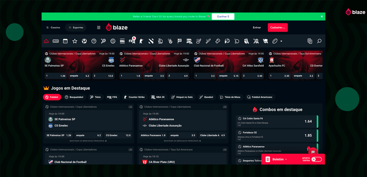 blaze apostas homepage