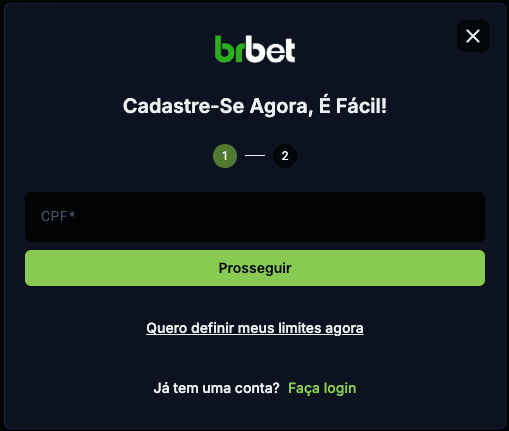 como entrar na brbet