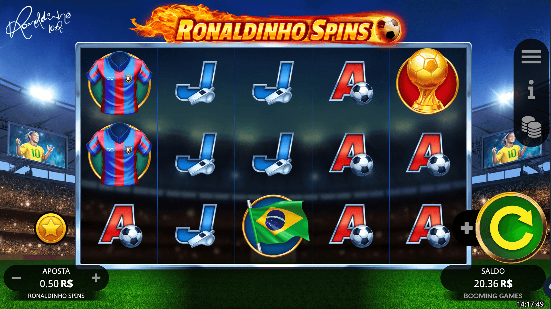 ronaldinho spins como jogar