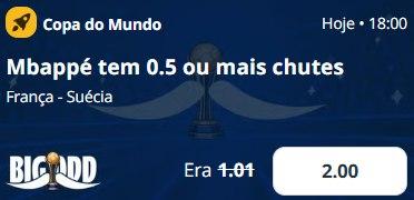apostar chute mbappe