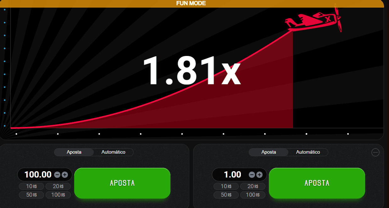 tela de jogo aviator