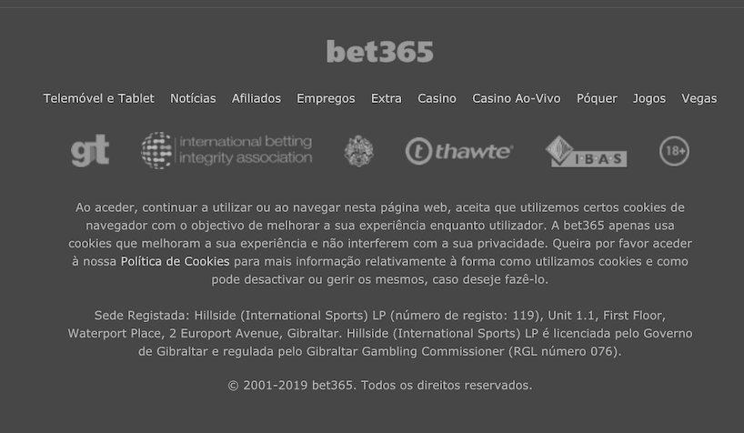 licença bet365