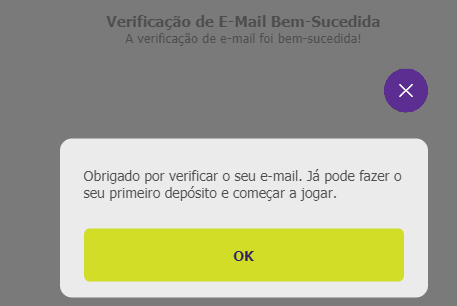 mensagem de cadasro vivagol