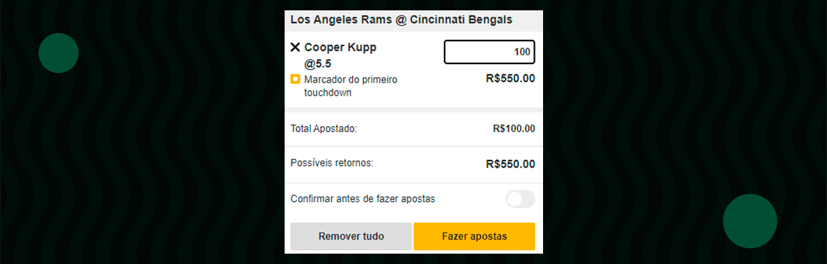 aposta super bowl primeiro touchdown