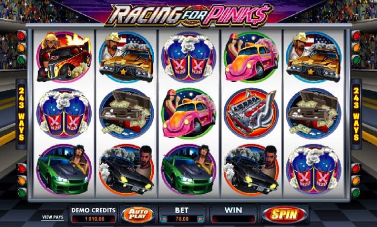 racing for pinks slots