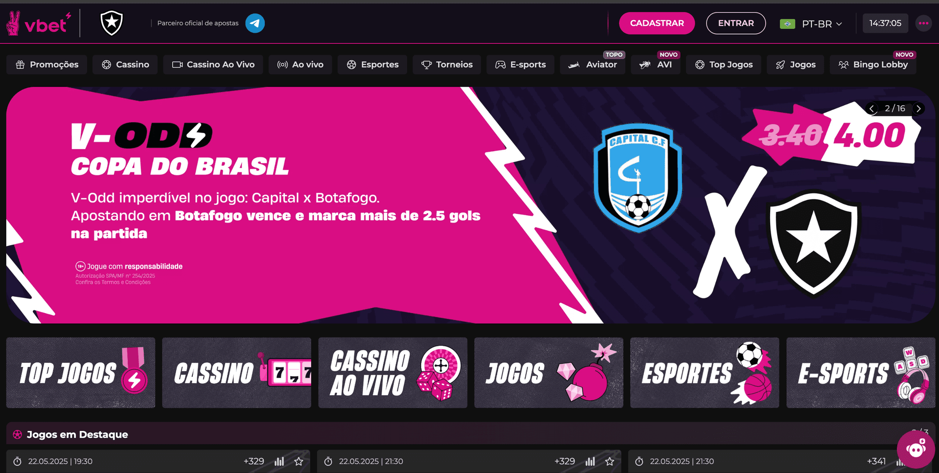 como criar conta vbet